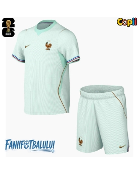Franța Echipament de Fotbal Replică Mondial 2026 Copii Deplasare (+ Șorturi)